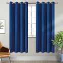BGment Royal Blue Blackout Curtains for Bedroom 69 Inch Long - 2 Panels