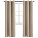 BGment Sand Room Darkening Curtains 84 Inch for Living Room - 2 Panels