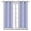 BGment Short Curtains for Small Window 54 Inch Long - Lavander 2 Panels