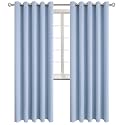 BGment Spa Blue Room Darkening Curtains 84 Inch for Living Room - 2 Panels