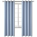 BGment Spa Blue Room Darkening Curtains 72 Inch for Bedroom - 2 Panels