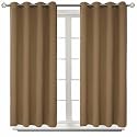 BGment Taupe Blackout Curtains for Bedroom 45 Inch Long - 2 Panels