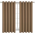 BGment Taupe Blackout Curtains for Bedroom 63 Inch Long - 2 Panels