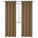 BGment Taupe Blackout Curtains for Living Room 95 Inch Long - 2 Panels