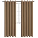 BGment Taupe Blackout Curtains for Living Room 84 Inch Long - 2 Panels