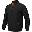 BGOWATU Men's Bomber Jacket Lightweight Windbreaker Jacket for Men Casual Fall Coat