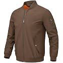 BGOWATU Men's Bomber Jacket Lightweight Windbreaker Jacket for Men Casual Fall Coat