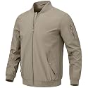 BGOWATU Men's Bomber Jacket Lightweight Windbreaker Jacket for Men Casual Fall Coat