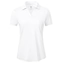 BGOWATU Women's Short Sleeve Golf Tennis Polo Shirts V Neck Collared Workout Tops UV Protection Dry Fit