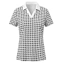 BGOWATU Women's Short Sleeve Golf Tennis Polo Shirts V Neck Collared Workout Tops UV Protection Dry Fit