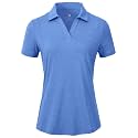 BGOWATU Women's Short Sleeve Golf Tennis Polo Shirts V Neck Collared Workout Tops UV Protection Dry Fit