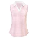 BGOWATU Women's Sleeveless Golf Polo Shirts Collared V Neck Tennis Tank Tops UPF 50+ Quick Dry Lightweight
