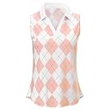 BGOWATU Women's Sleeveless Golf Polo Shirts Collared V Neck Tennis Tank Tops UPF 50+ Quick Dry Lightweight