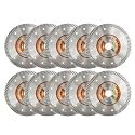 BGTEC Diamond Tile Blade,10pcs 6" Super Thin Turbo Rim Concrete Porcelain Saw Blade with 7/8" Arbor for Cutting Porcelain Tile Ceramic Granite Marble Hard Material Cutting Disc