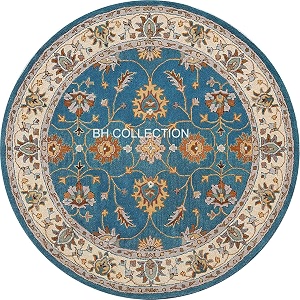Classical Look Handmade Round Carpet with Super