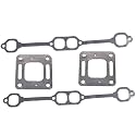 New Exhaust Manifold Gasket kit for Mercruiser 5.0 mpi 5.7 350 Mag Riser Block V8 Replace # 39880