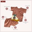 Organic Cotton Jhabla Set for Infants and