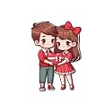 Bhai Please Couple with Heart Theme Wooden