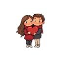 Bhai Please Cute Couple with Heart Theme