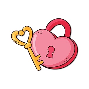 Bhai Please Lock and Key Couple Theme