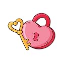 Bhai Please Lock and Key Couple Theme