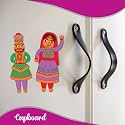 Bhai Please Rajasthani Traditional Couple Theme Fridge