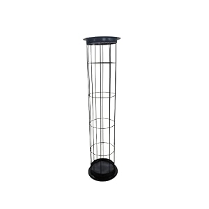 metal broom stand black 1 piece large