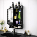 Bhakti Bathroom Organiser with Mirror Cabinet -