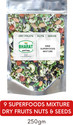 Bharat Super Foods Premium Dry Fruits, Nuts & Seeds Super Healthy 9 in 1 Mix - 100% Natural 250gm Assorted Seeds & Nuts (1 x 250 g)
