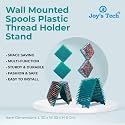 Bharat Wall Mounted Spools Holder (392 Thread Holds), Plastic Thread Rack Pack of 2