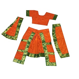 Bharatanatyamworld Classical Dance Bharatnatyam Costume for Kids