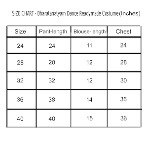 Bharatanatyamworld Classical Dance Bharatnatyam Costume for Kids