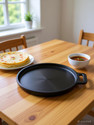 Bharath Agencies Iron Dosa Tawa - 12 Inch - 2 Kg - Tawa 30 cm diameter (Cast Iron)