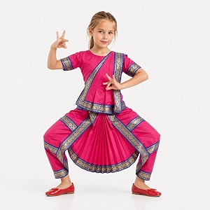bharatnatyam readymade dance dress for girls and women
