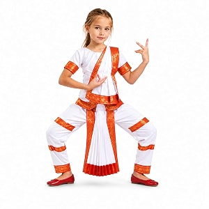 bharatnatyam readymade dance dress for girls and women
