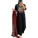 BHARVITA Women39s Cotton Embroidered Anarkali Kurta and
