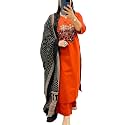 BHARVITA Women39s Cotton Embroidered Anarkali Kurta and