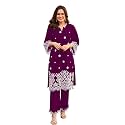 BHARVITA Women39s Cotton Lucknowi Embroidered Chikankari Work