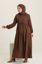 bhavyata Kashibo Abaya (Brown)