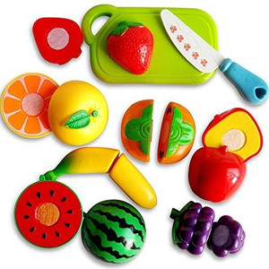 bhbuy cutting cooking set kids pretend role play toy foodfruitvegetable with cutting board