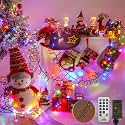 BHCLIGHT 100FT 2000LED Cluster Christmas Lights with Remote, Multicolor