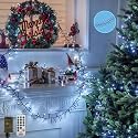 BHCLIGHT 50FT 1000LED Cluster Christmas Lights with Remote, Cool White