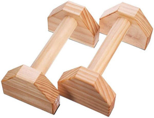 bhgnvosh push-up stand2 pcs wood pushup bars non-slip base home workout equipment push-up bar