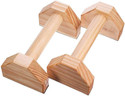 BHGNVOSH Push-up Stand,2 PCS Wood Pushup Bars Non-Slip Base Home Workout Equipment Push-up Bar