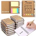 BHHQHH 30 Sets Employee Appreciation Gifts Bulk Team Together Thank You Gifts Inspirational Spiral Notebook with Sticky Note Motivational Bamboo Pens for Team Nurse Teacher Employees Coworker