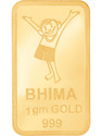 BHIMA Jewellery 24 (999) K 1 g Gold Bar