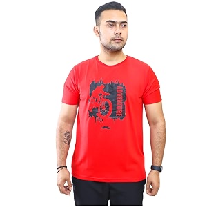 Adventure Printed Round Neck Cotton Men T-Shirt