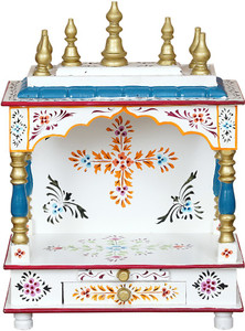 bhumika mandir temple for home pooja aarti door  drawer solid wood home temple height 5588 diydo-it-yourself