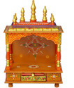 Bhumika (Mandir) Temple for Home Pooja, Arti with Drawer Solid Wood Home Temple (Height: 55.88, DIY(Do-It-Yourself))