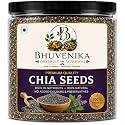 Bhuvenika Dry Fruits &amp; Mukhwas Premium Chia Seeds 1Kg | Natural Hydrator for Summers | High Protein &amp; High Fibre Seeds for Eating